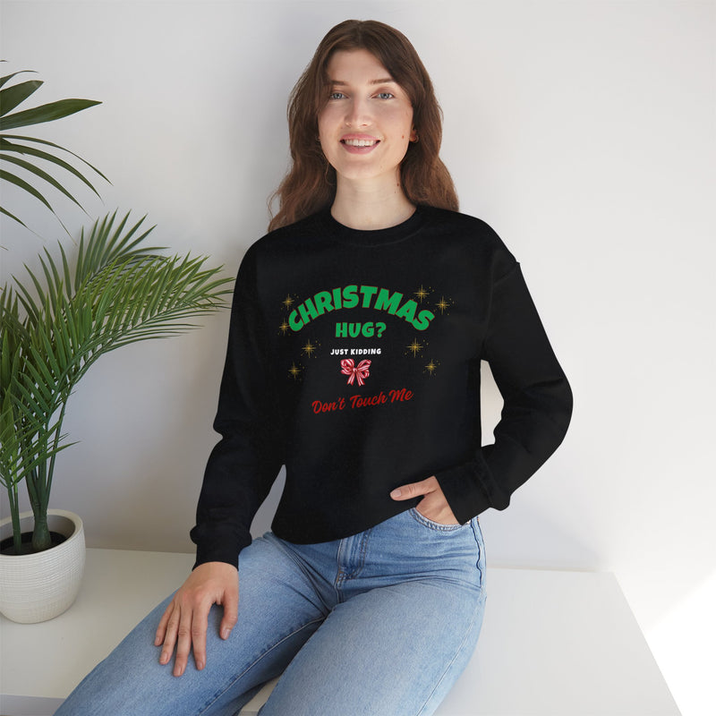 CHRISTMAS HUG- Unisex Heavy Blend Crewneck Sweatshirt (VARIETY OF COLORS)