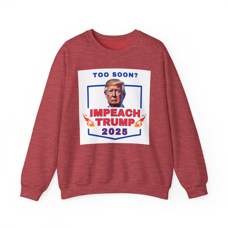 IMPEACH TRUMP- Unisex Heavy Blend Crewneck Sweatshirt (VARIETY OF COLORS)