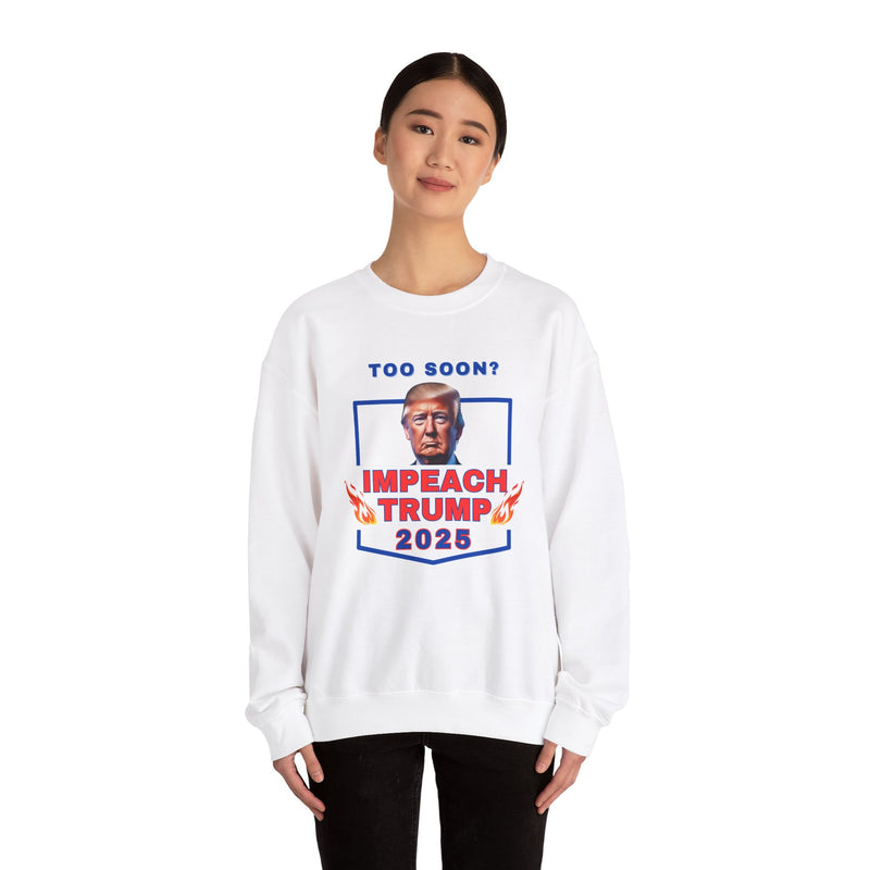 IMPEACH TRUMP- Unisex Heavy Blend Crewneck Sweatshirt (VARIETY OF COLORS)