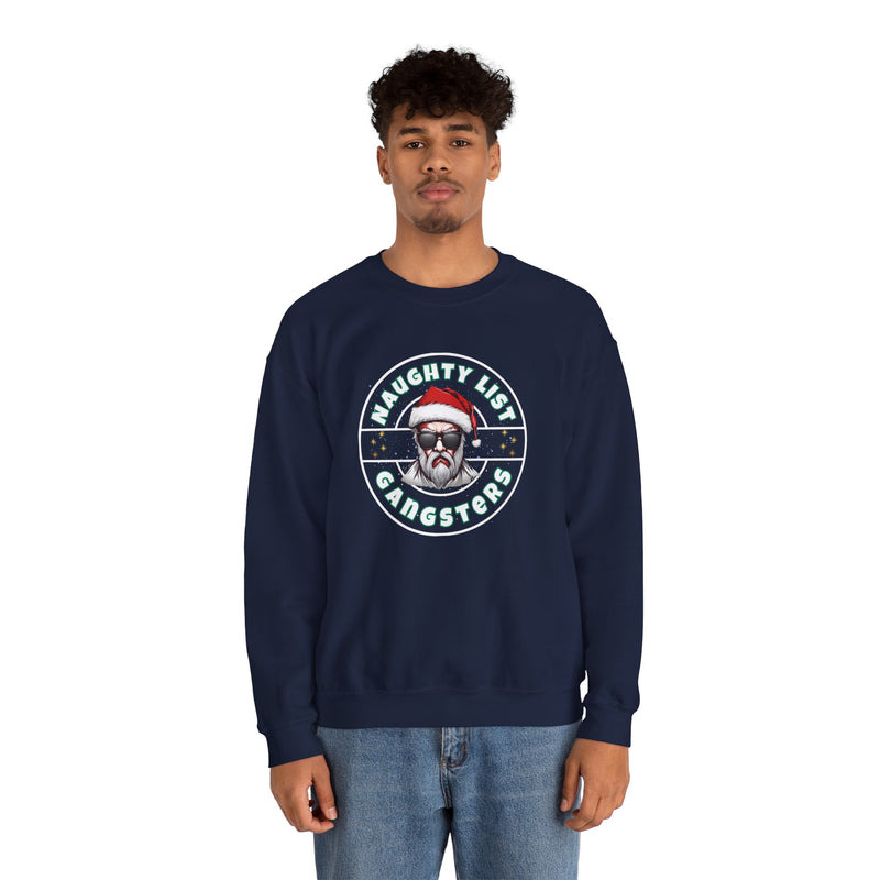 NAUGHTY LIST GANGSTERS- Unisex Heavy Blend Crewneck Sweatshirt (VARIETY OF COLORS)