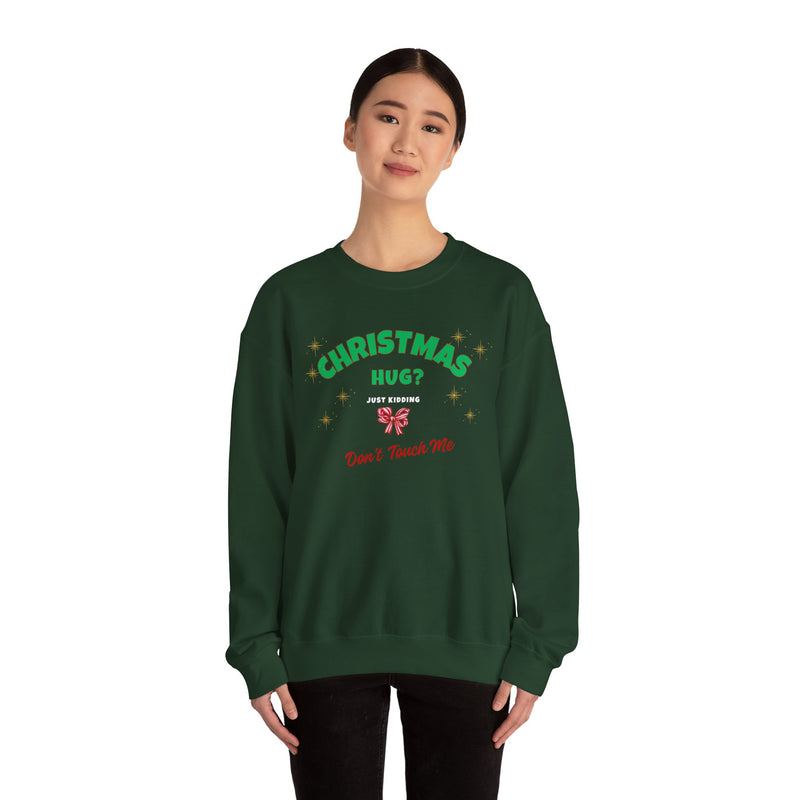 CHRISTMAS HUG- Unisex Heavy Blend Crewneck Sweatshirt (VARIETY OF COLORS)