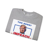 IMPEACH TRUMP- Unisex Heavy Blend Crewneck Sweatshirt (VARIETY OF COLORS)