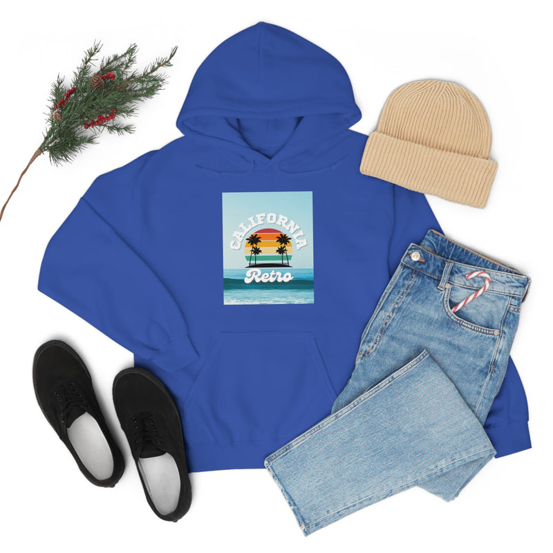 California Retro -Unisex Heavy Blend Hooded Sweatshirt (VARIETY OF COLORS)