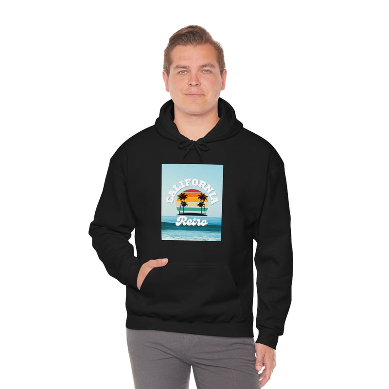 California Retro -Unisex Heavy Blend Hooded Sweatshirt (VARIETY OF COLORS)