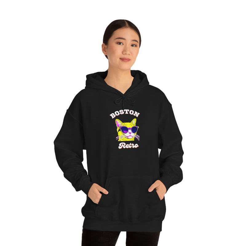 BOSTON RETRO-Unisex Heavy Blend Hooded Sweatshirt (VARIETY OF COLORS)