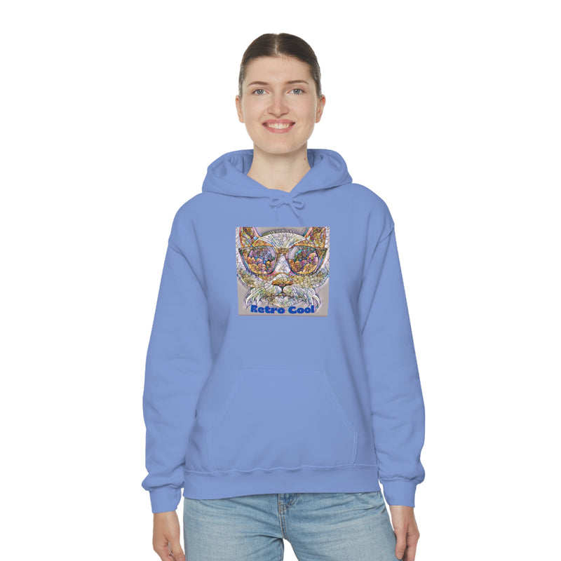 RETRO COOL- Unisex Heavy Blend Hooded Sweatshirt (VARIETY OF COLORS)