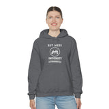 HOT MESS UNIVERSITY- Unisex Heavy Blend Hooded Sweatshirt (VARIETY OF COLORS)