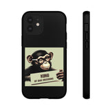 King of Bad Decisions-Tough Phone Cases - Fits Most Phone Sizes!! (BLACK)