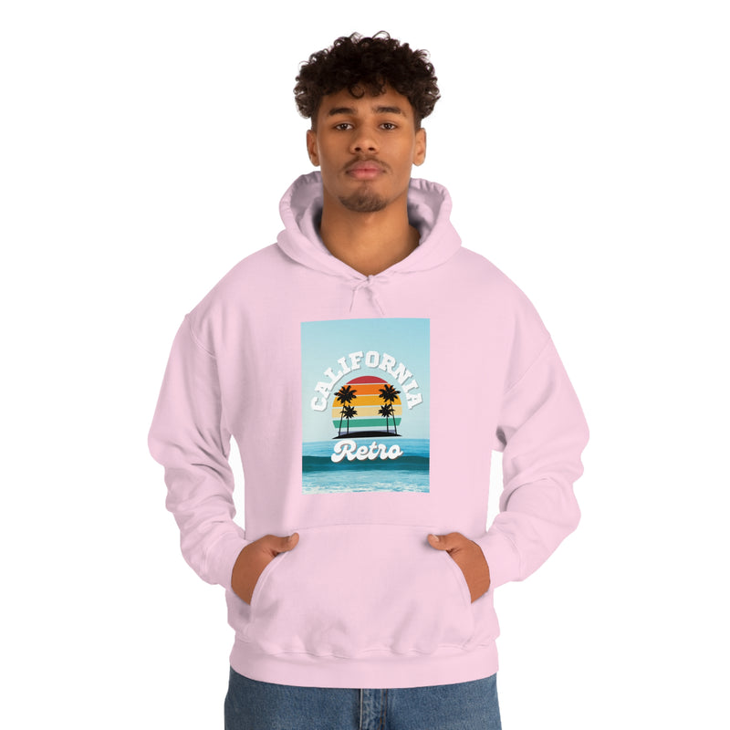 California Retro -Unisex Heavy Blend Hooded Sweatshirt (VARIETY OF COLORS)