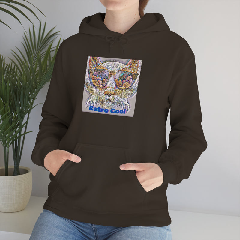 RETRO COOL- Unisex Heavy Blend Hooded Sweatshirt (VARIETY OF COLORS)