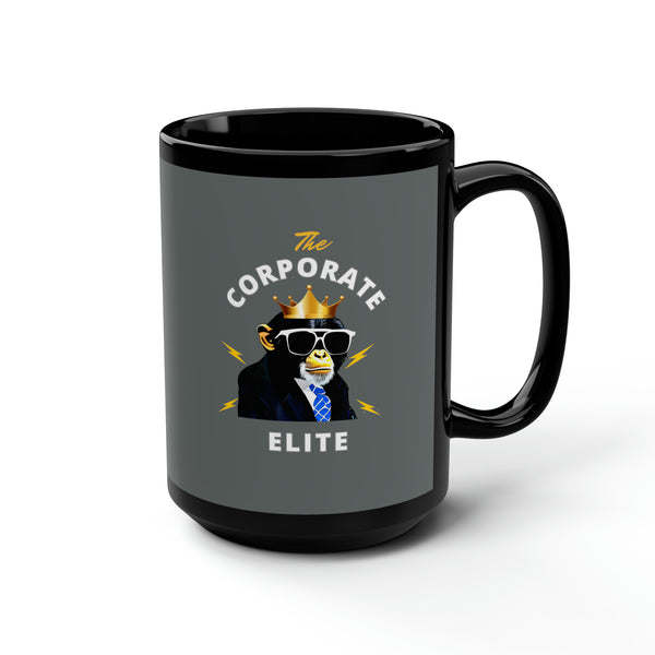 CORPORATE ELITE -Big Mug, 15oz (DARK GREY)