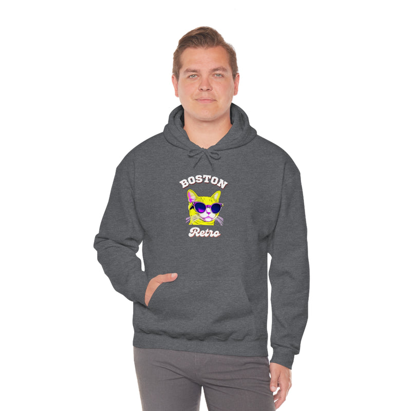 BOSTON RETRO-Unisex Heavy Blend Hooded Sweatshirt (VARIETY OF COLORS)