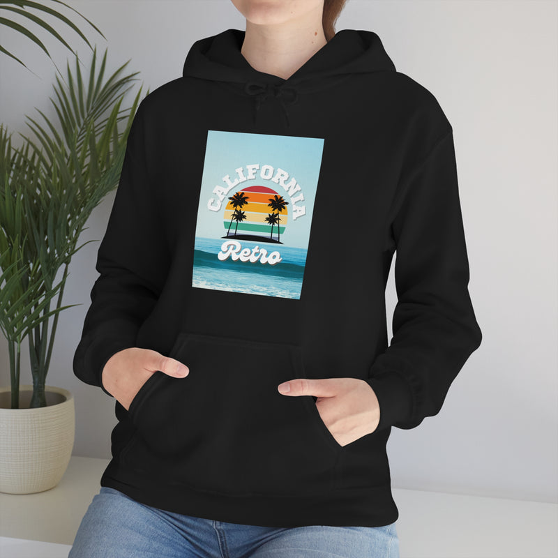 California Retro -Unisex Heavy Blend Hooded Sweatshirt (VARIETY OF COLORS)