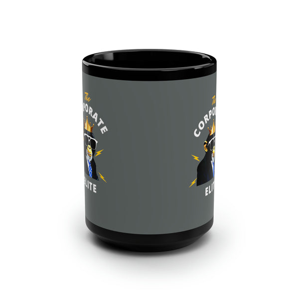 CORPORATE ELITE -Big Mug, 15oz (DARK GREY)