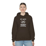 HOT MESS UNIVERSITY- Unisex Heavy Blend Hooded Sweatshirt (VARIETY OF COLORS)