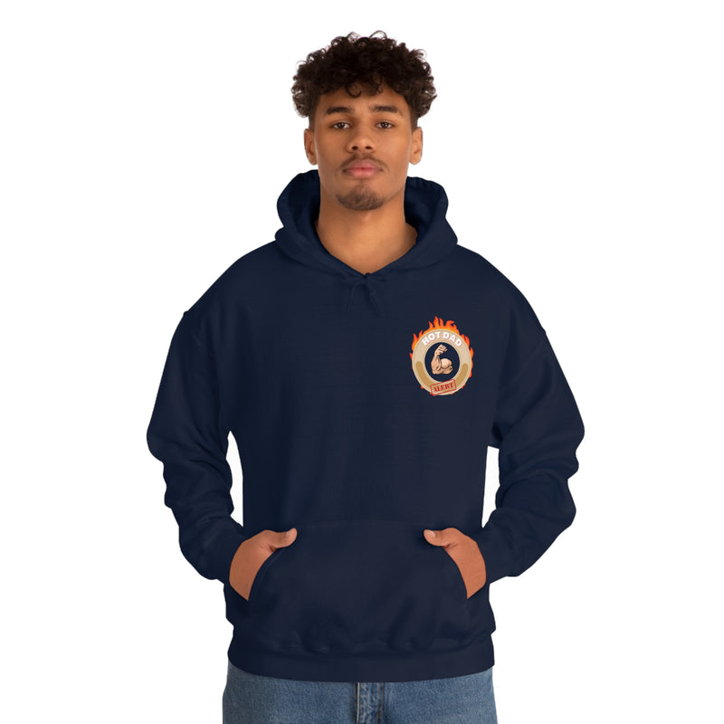 HOT DAD ALERT - Unisex Heavy Blend Hooded Sweatshirt (VARIETY OF COLORS)