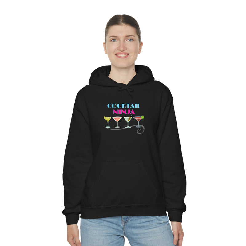 COCKTAIL NINJA- Unisex Heavy Blend Hooded Sweatshirt (VARIETY OF COLORS)