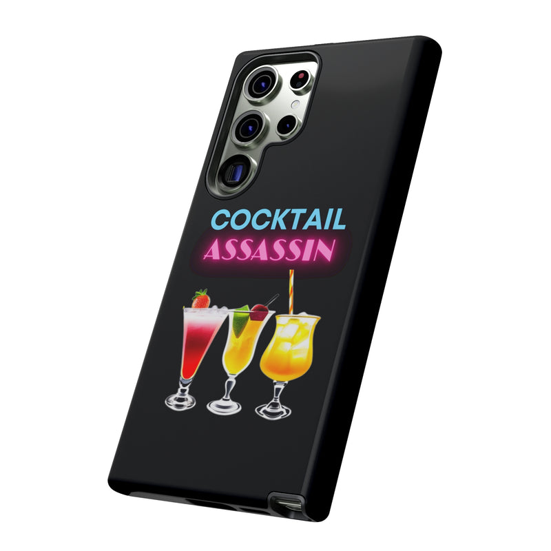 COCKTAIL ASSASSIN-Tough Phone Cases - Fits Most Phone Sizes!! (PURPLE)