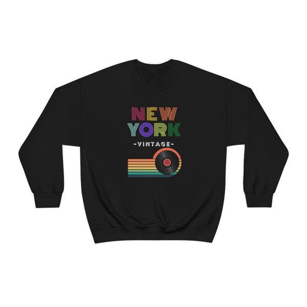 NEW YORK VINTAGE- Unisex Heavy Blend Crewneck Sweatshirt (VARIETY OF COLORS)