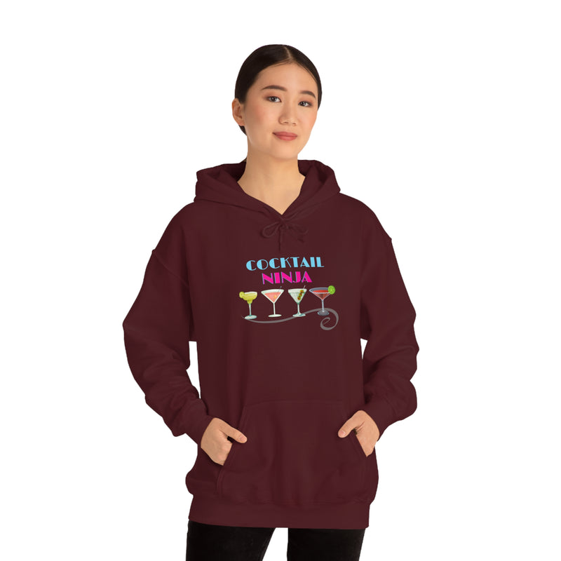 COCKTAIL NINJA- Unisex Heavy Blend Hooded Sweatshirt (VARIETY OF COLORS)