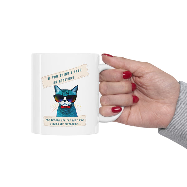 Cat Print Ceramic Mug 