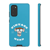 VINTAGE NERD-Tough Phone Cases - Fits Most Phone Sizes!! (TURQUOISE)