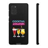 COCKTAIL ASSASSIN-Tough Phone Cases - Fits Most Phone Sizes!! (PURPLE)