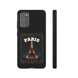 PARIS AT NIGHT- Tough Phone Cases - Fits Most Phone Sizes!! (BLACK)