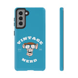 VINTAGE NERD-Tough Phone Cases - Fits Most Phone Sizes!! (TURQUOISE)