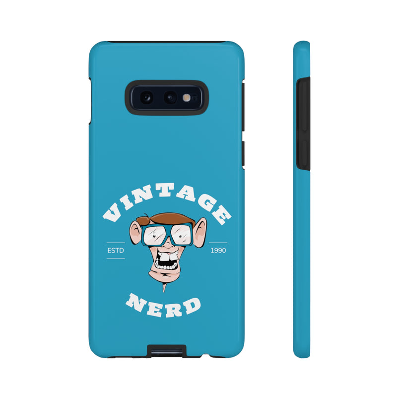 VINTAGE NERD-Tough Phone Cases - Fits Most Phone Sizes!! (TURQUOISE)