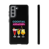 COCKTAIL ASSASSIN-Tough Phone Cases - Fits Most Phone Sizes!! (PURPLE)