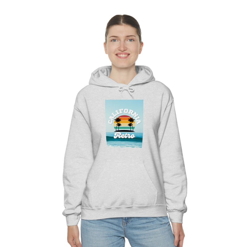 California Retro -Unisex Heavy Blend Hooded Sweatshirt (VARIETY OF COLORS)