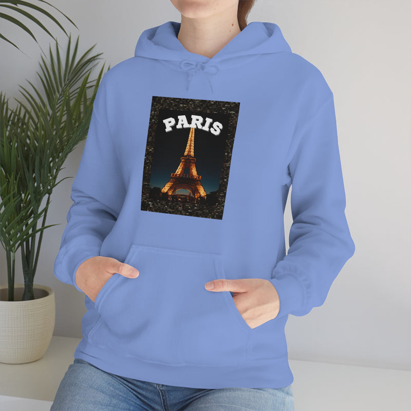 Paris At Night -Unisex Heavy Blend Hooded Sweatshirt (VARIETY OF COLORS)