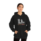 LETS DRINK WINE AND JUDGE- Unisex Heavy Blend Hooded Sweatshirt (VARIETY OF COLORS)