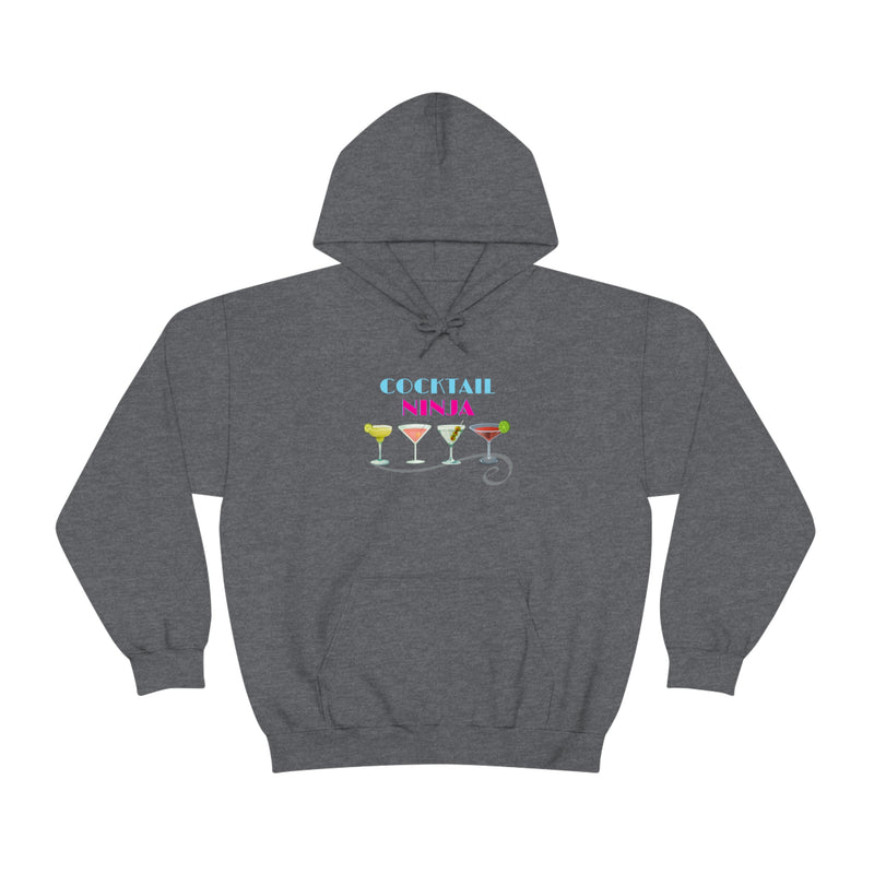 COCKTAIL NINJA- Unisex Heavy Blend Hooded Sweatshirt (VARIETY OF COLORS)