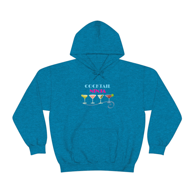 COCKTAIL NINJA- Unisex Heavy Blend Hooded Sweatshirt (VARIETY OF COLORS)