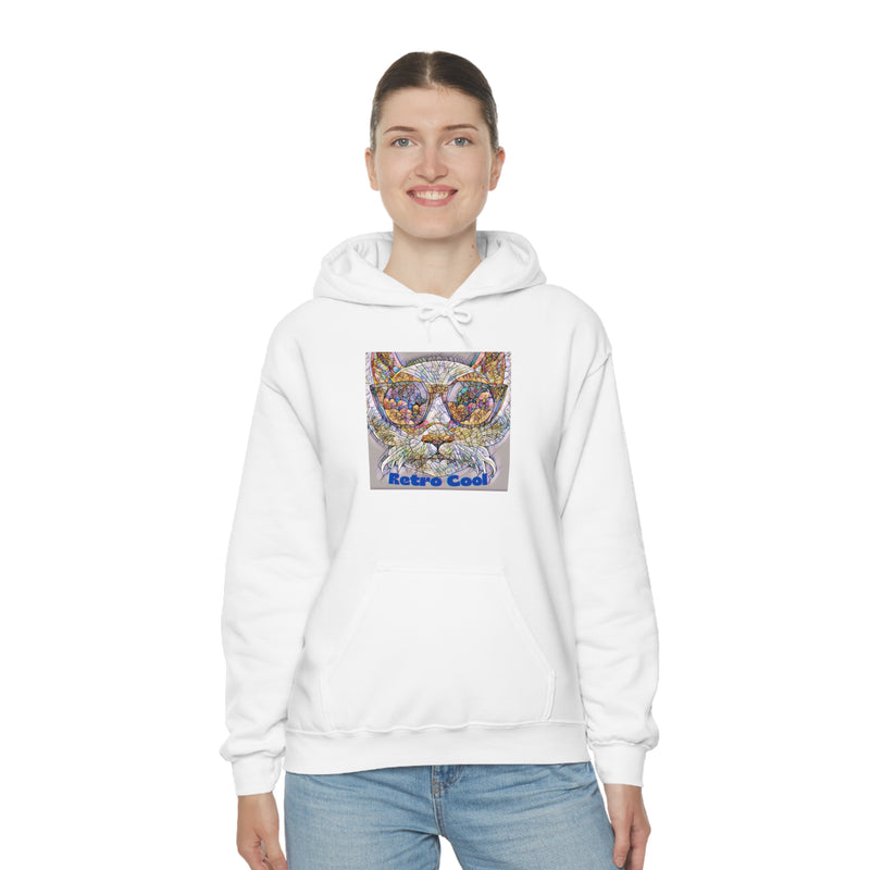 RETRO COOL- Unisex Heavy Blend Hooded Sweatshirt (VARIETY OF COLORS)