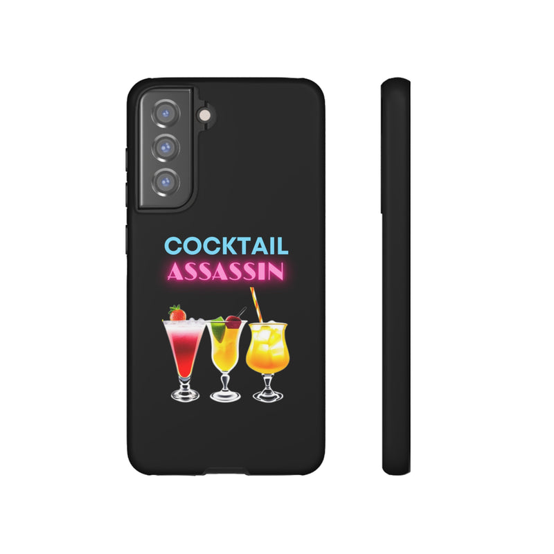 COCKTAIL ASSASSIN-Tough Phone Cases - Fits Most Phone Sizes!! (PURPLE)