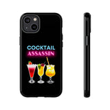 COCKTAIL ASSASSIN-Tough Phone Cases - Fits Most Phone Sizes!! (PURPLE)