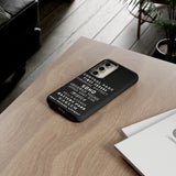 NYC NEIGHBORHOODS -Tough Phone Cases - Fits Most Phone Sizes!! (Dark GREY)