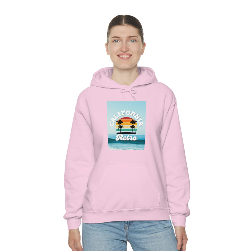 California Retro -Unisex Heavy Blend Hooded Sweatshirt (VARIETY OF COLORS)