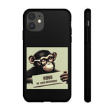 King of Bad Decisions-Tough Phone Cases - Fits Most Phone Sizes!! (BLACK)