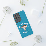 VINTAGE NERD-Tough Phone Cases - Fits Most Phone Sizes!! (TURQUOISE)