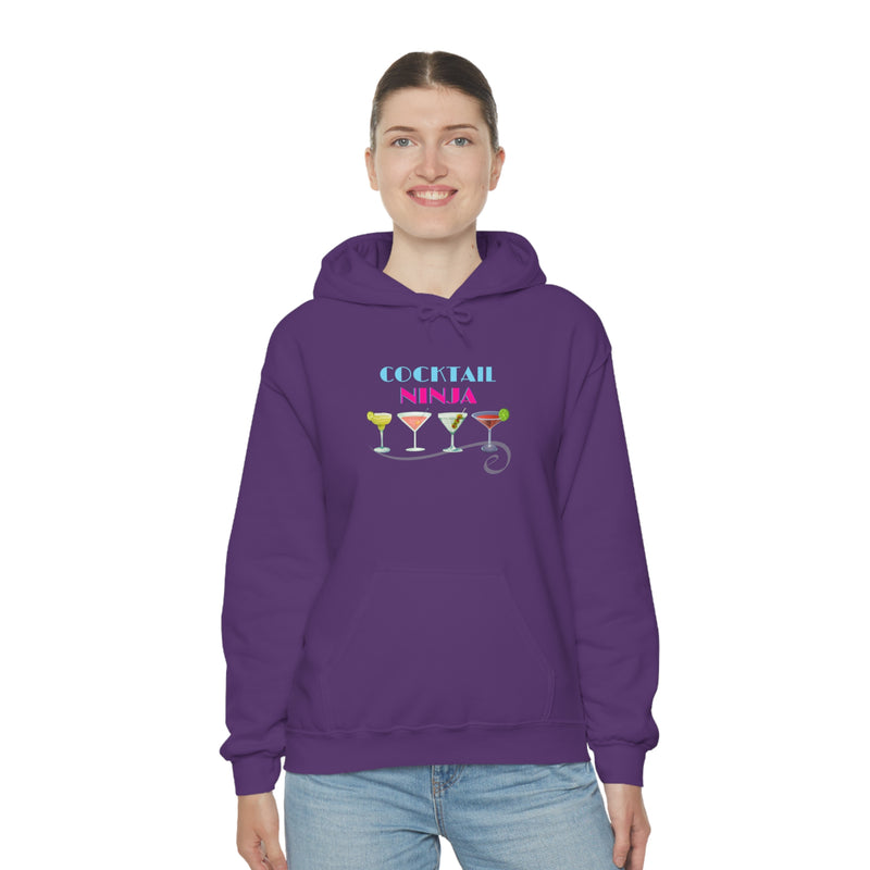 COCKTAIL NINJA- Unisex Heavy Blend Hooded Sweatshirt (VARIETY OF COLORS)