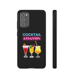 COCKTAIL ASSASSIN-Tough Phone Cases - Fits Most Phone Sizes!! (PURPLE)