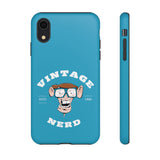 VINTAGE NERD-Tough Phone Cases - Fits Most Phone Sizes!! (TURQUOISE)