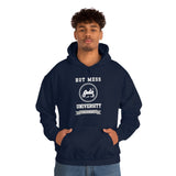 HOT MESS UNIVERSITY- Unisex Heavy Blend Hooded Sweatshirt (VARIETY OF COLORS)