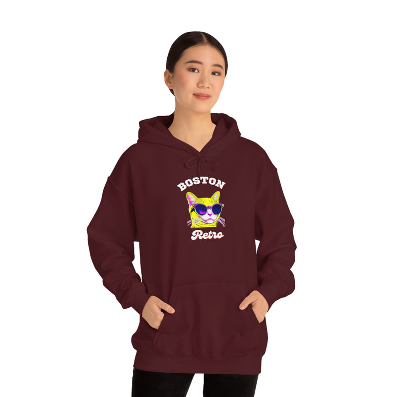 BOSTON RETRO-Unisex Heavy Blend Hooded Sweatshirt (VARIETY OF COLORS)