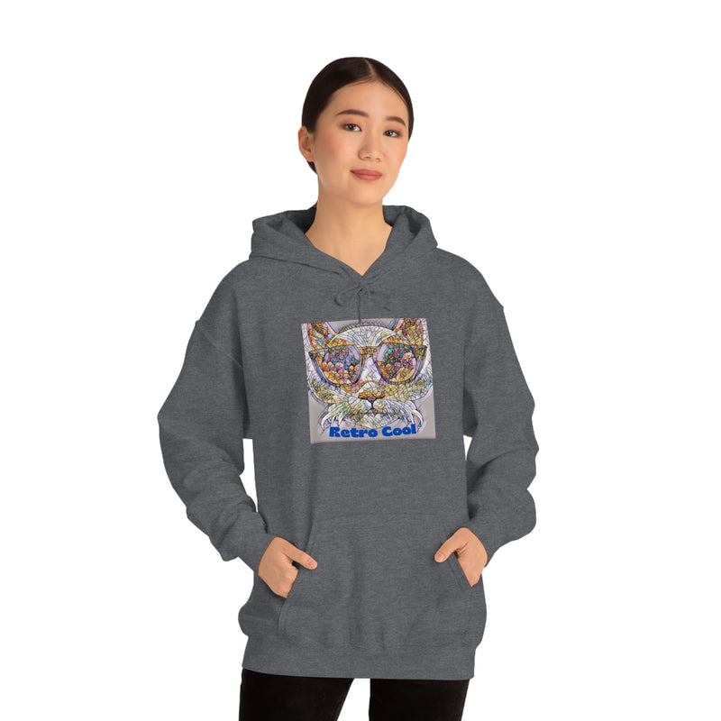 RETRO COOL- Unisex Heavy Blend Hooded Sweatshirt (VARIETY OF COLORS)