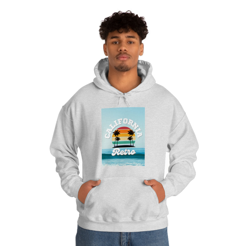 California Retro -Unisex Heavy Blend Hooded Sweatshirt (VARIETY OF COLORS)